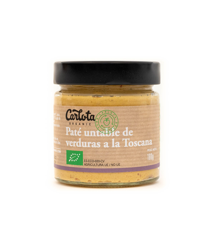 Comprar Carlota Organic Paté untable de verduras a la Toscana Bio