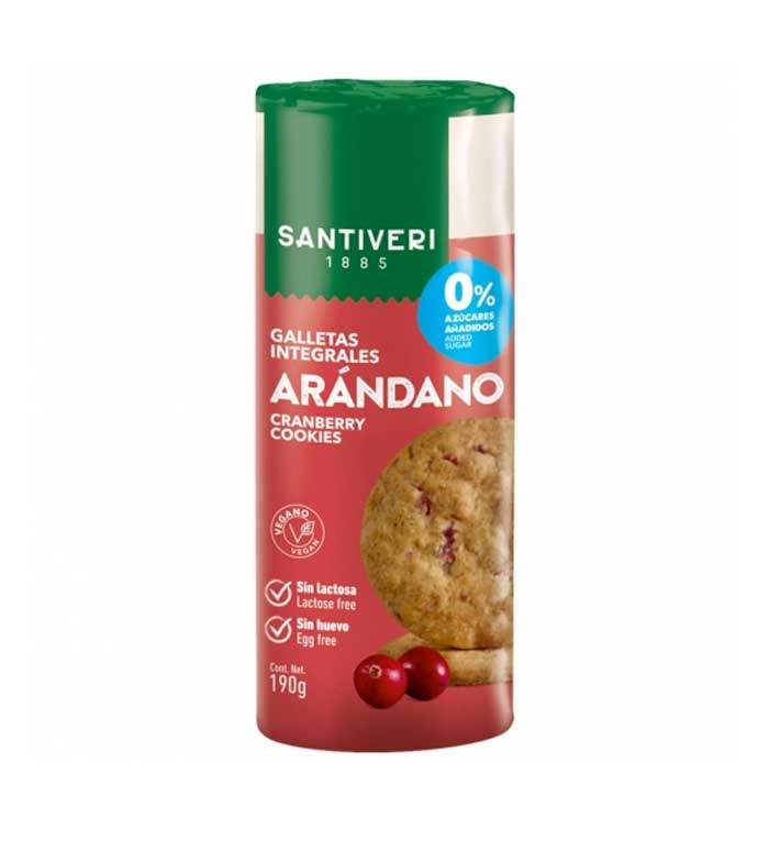 Comprar Santiveri Galletas integrales con arándano sin lactosa ni