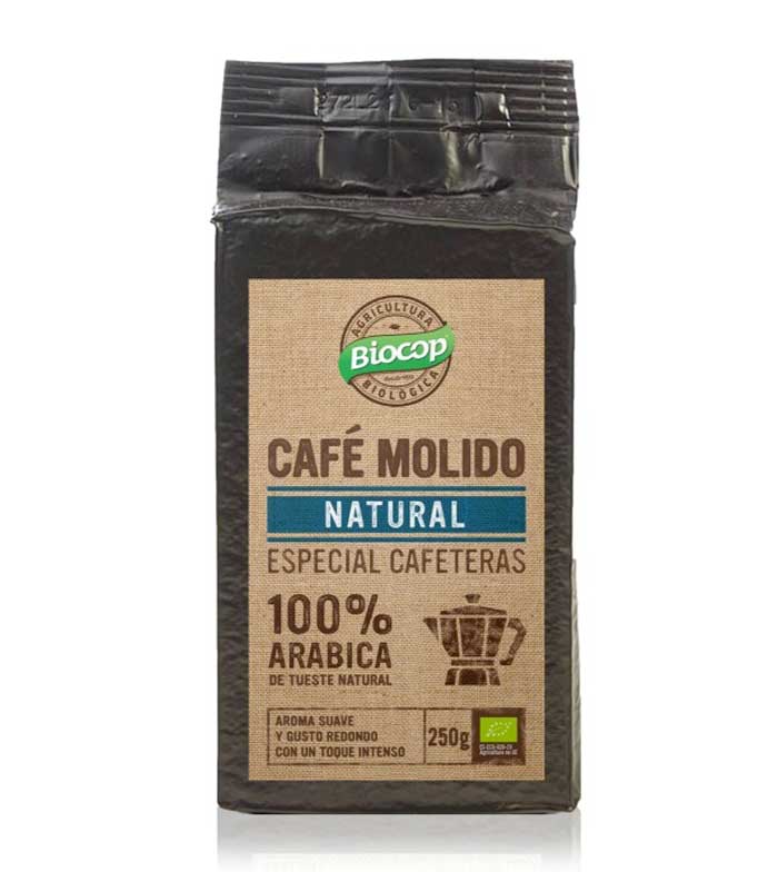 Comprar Café Ecológico 100% Arábicas Natural en grano - 250g. - La