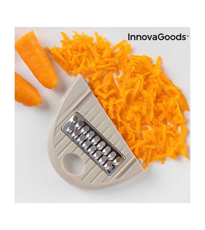 Cortador de Verduras, Rallador y Mandolina con Recetas y Accesorios 7 en 1  Choppie Expert InnovaGoods