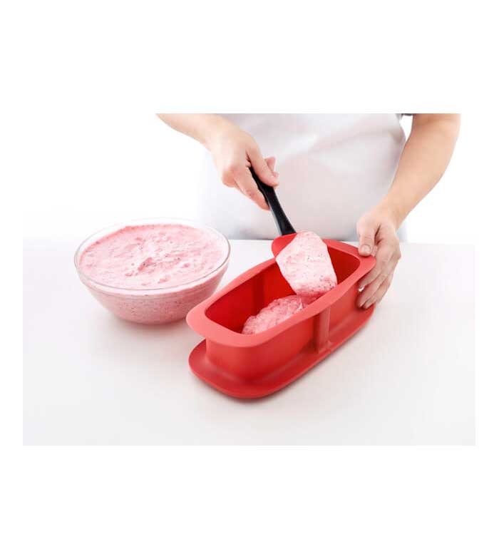 Lékué - Molde de silicona para tartas (11.0 in), color rojo