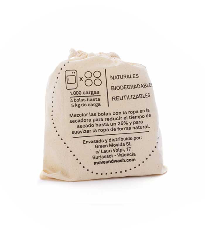 Comprar Move & Wash - Bolas naturales de secado 100% biodegradables 4uds