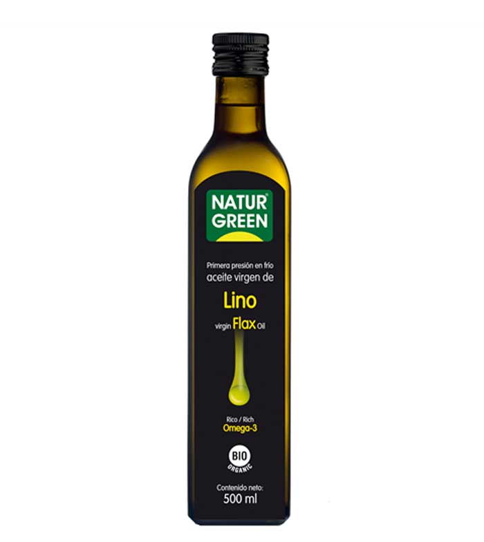Vita33 - El aceite de lino ecológico de Naturgreen es un aceite que se  obtiene por primera presión en frío, siempre por debajo de los 40 grados,  para conservar de forma plena