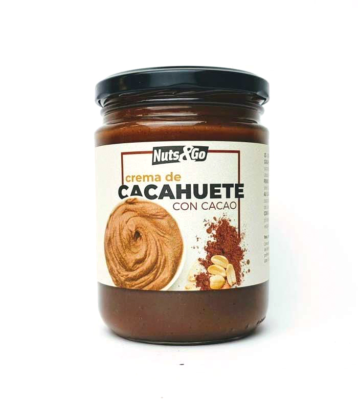 Crema Cacahuete Tradicional + Cacahuete con Cacao y vainilla : .es:  Alimentación y bebidas