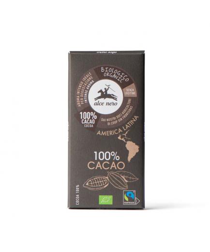 Alce Nero - Tableta de cacao 100% Bio 50g