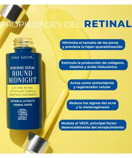 Alma Secret - Sérum con Retinal puro Round Midnight 0,2%