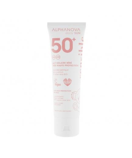 Alphanova - Leche solar para bebés SPF50+ - Daily sun 50ml