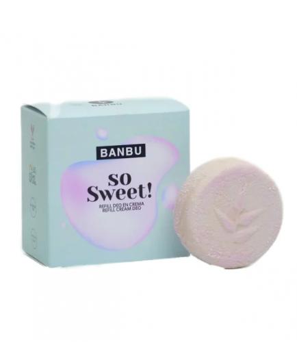 Banbu - Recambio de desodorante en crema vegano y ecológico - So sweet