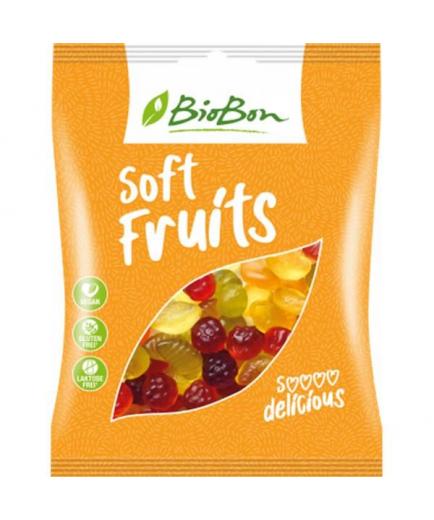 BioBon - Caramelos de goma sabor frutas sin gelatina Bio 100g