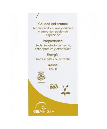 BioAroma - Incienso ayurvédico y 100% natural Herbal Incense - Sándalo