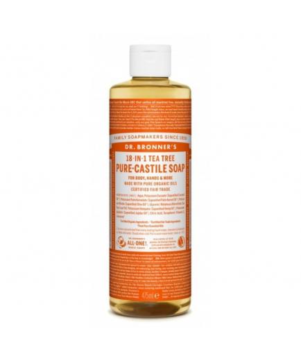 Dr. Bronner´s - Jabón de castilla líquido concentrado - Árbol de Té - 475ml