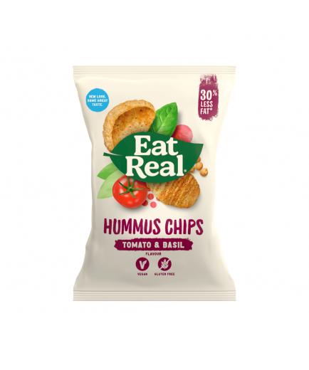 Eat Real - Chips de hummus sabor a tomate y albahaca 135g