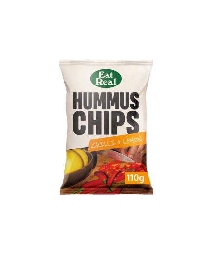 Eat Real - Chips de hummus sabor a chili y limón 110g