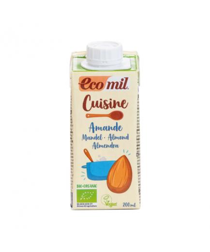 Ecomil - Crema de almendra bio para cocinar Cuisine 200ml