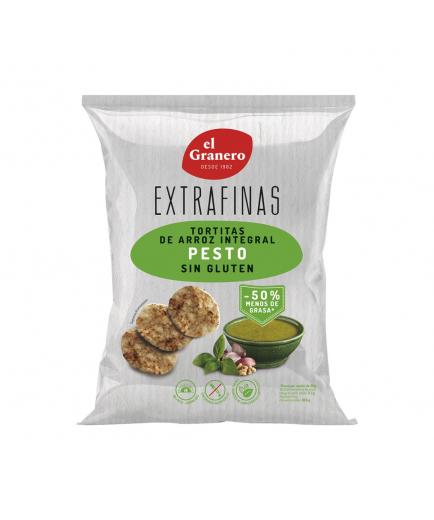 El Granero Integral - Tortitas de arroz integral extrafinas sabor pesto 60g