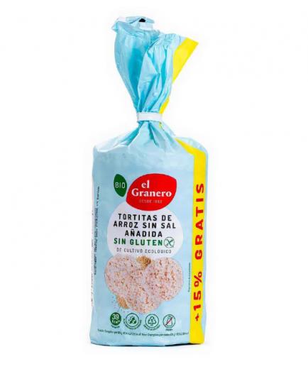 El Granero Integral - Tortitas de arroz sin sal añadida Bio 132g