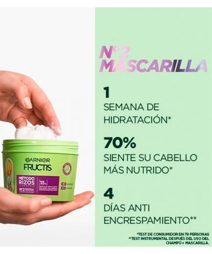 Garnier - *Método rizos* - Mascarilla Fructis rizos hidratados - Nº2