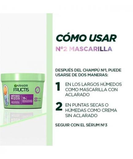 Garnier - *Método rizos* - Mascarilla Fructis rizos hidratados - Nº2