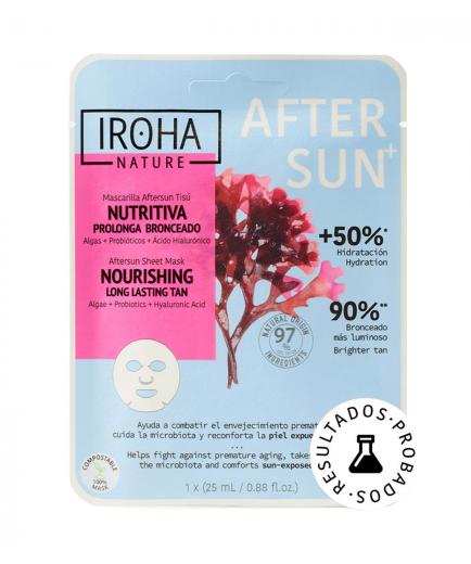 Iroha Nature - Mascarilla facial After Sun+ - Nutritiva: prolonga bronceado