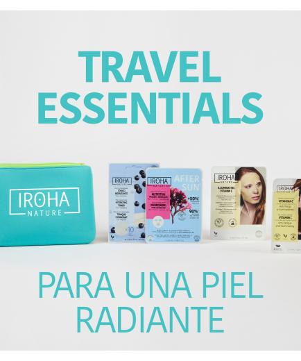 Iroha Nature - Neceser de viaje + 4 imprescindibles Travel Kit