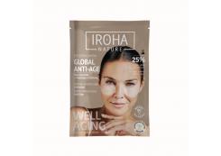 Iroha Nature - Parches Antiarrugas, Antibolsas, e Iluminadores Global Eye Care - Niacinamida, Cafeína y Péptidos