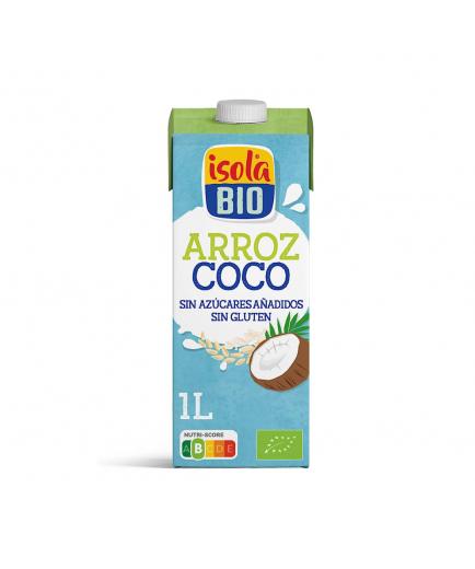 Isola Bio - Bebida de arroz y coco bio sin gluten 1L