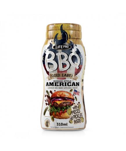 Life Pro Fit Food - Salsa Zero 310ml - Barbacoa American Burger Style con pepinillos