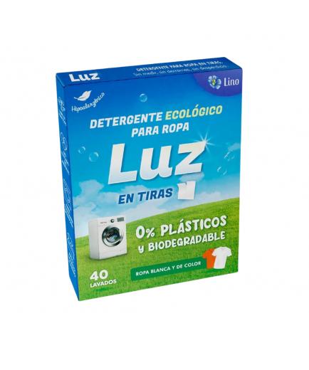 Luz - Detergente ecológico para ropa en tiras - 40 lavados