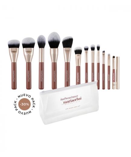 Maria Orbai - Kit de 12 brochas individuales Vegan Brushes