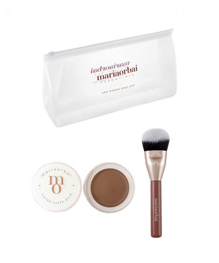 Maria Orbai - Neceser + bronceador + Brocha individual MO Mini 11