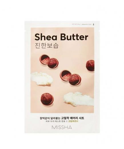 Missha - Mascarilla Airy Fit Sheet Mask - Manteca de Karité