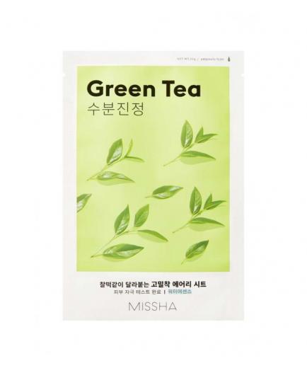 Missha - Mascarilla Airy Fit Sheet Mask - Té Verde