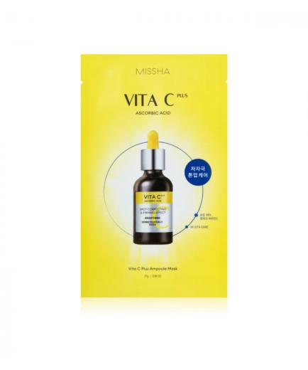 Missha - *Vita C Plus* - Mascarilla facial iluminadora