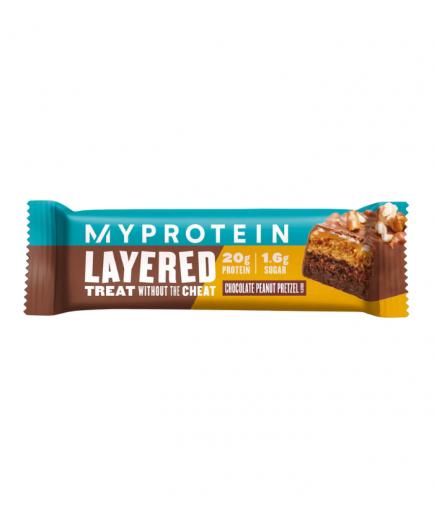 My Protein - Barrita proteica Layered - Chocolate Peanut Pretzel