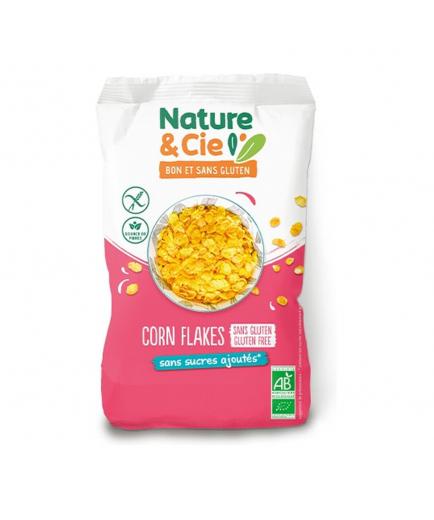 Nature & Cie - Copos de maíz tostado sin gluten y sin azúcar BIO 200g