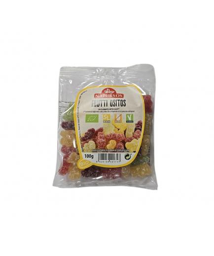 Natursoy - Gominolas Frutti Ositos veganas,sin gluten y sin lactosa 100g