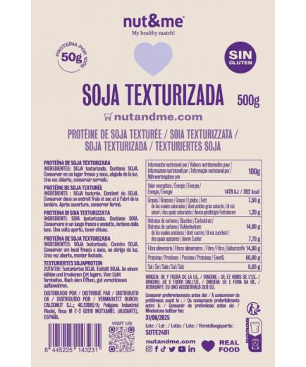 nut and me - Soja texturizada Bio 500g