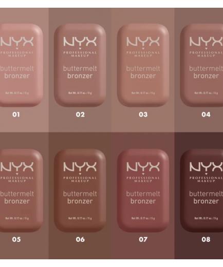 Nyx Professional Makeup - Polvos bronceadores Buttermelt - 02: All Buttad Up