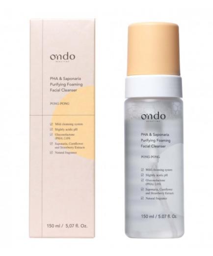 Ondo Beauty 36.5 - Mousse limpiadora purificante PHA & Saponaria