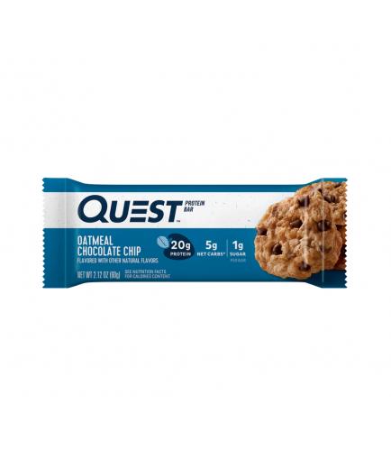 Quest - Barrita proteica sin gluten 60g - Avena y chips de chocolate