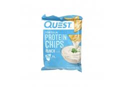 Quest -Chips de proteína estilo tortilla - salsa ranchera