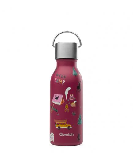 Qwetch - Botella Isotérmica Kids Acero Inoxidable 350ml - Yosemite Rojo