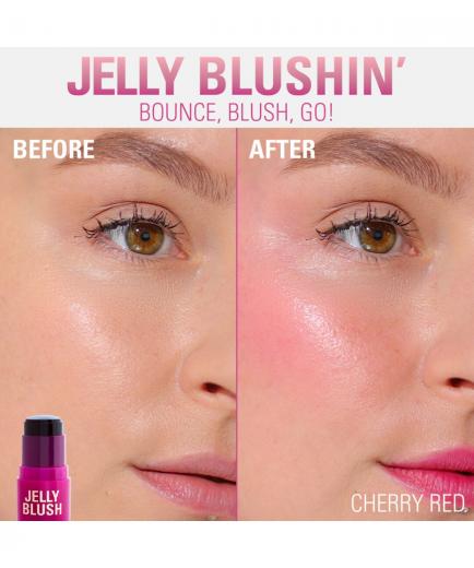 Revolution - Tinte para labios y mejillas en gelatina Jelly Blush - Cherry Red