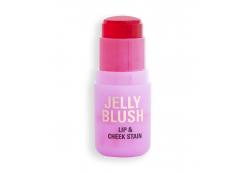 Revolution - Tinte para labios y mejillas en gelatina Jelly Blush - Strawberry Pink