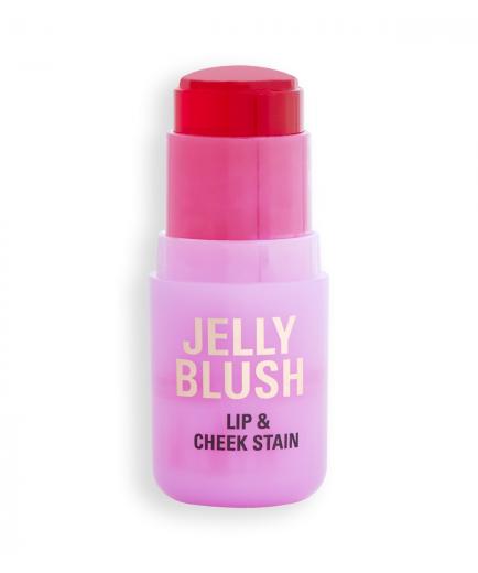 Revolution - Tinte para labios y mejillas en gelatina Jelly Blush - Strawberry Pink