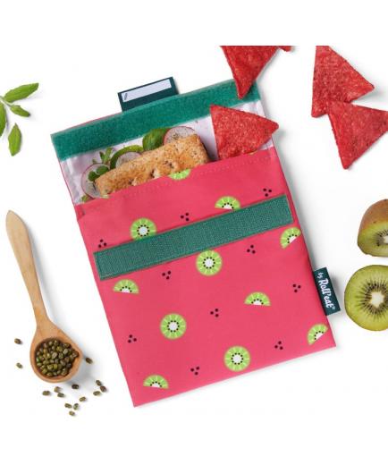 Roll eat - *Mr Wonderful* - Porta snacks reutilizable Snack n Roll - Kiwis