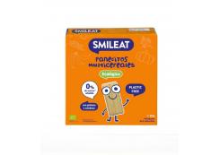 Smileat - Panecitos multicereales ecológicos con plátano y calabaza 60g