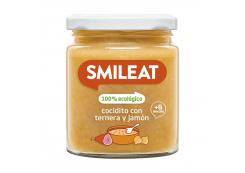 Smileat - Potito cocidito con ternera y jamón 230g