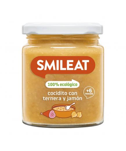 Smileat - Potito cocidito con ternera y jamón 230g