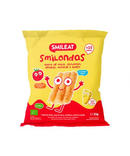 Smileat - Smilondas de tomate y queso Bio 25g